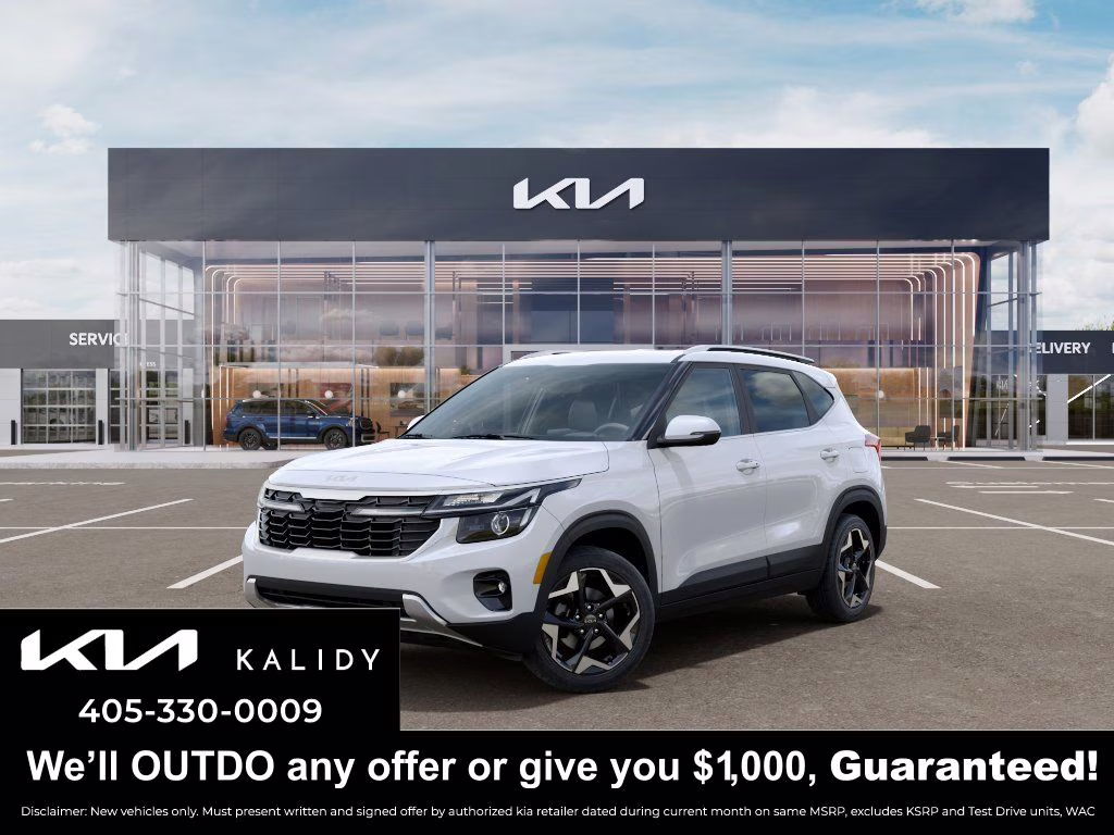 2026 Snow White Pearl Kia Seltos EX FWD SUV