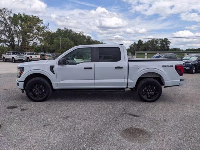 2025 White Metallic Ford F-150 STX 4X4 Truck