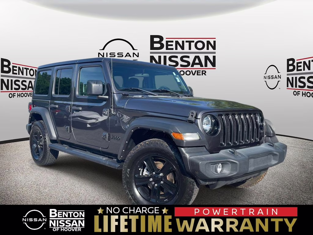 2022 Granite Crystal Metallic Clearcoat Jeep Wrangler Unlimited Sport Altitude 4X4 SUV