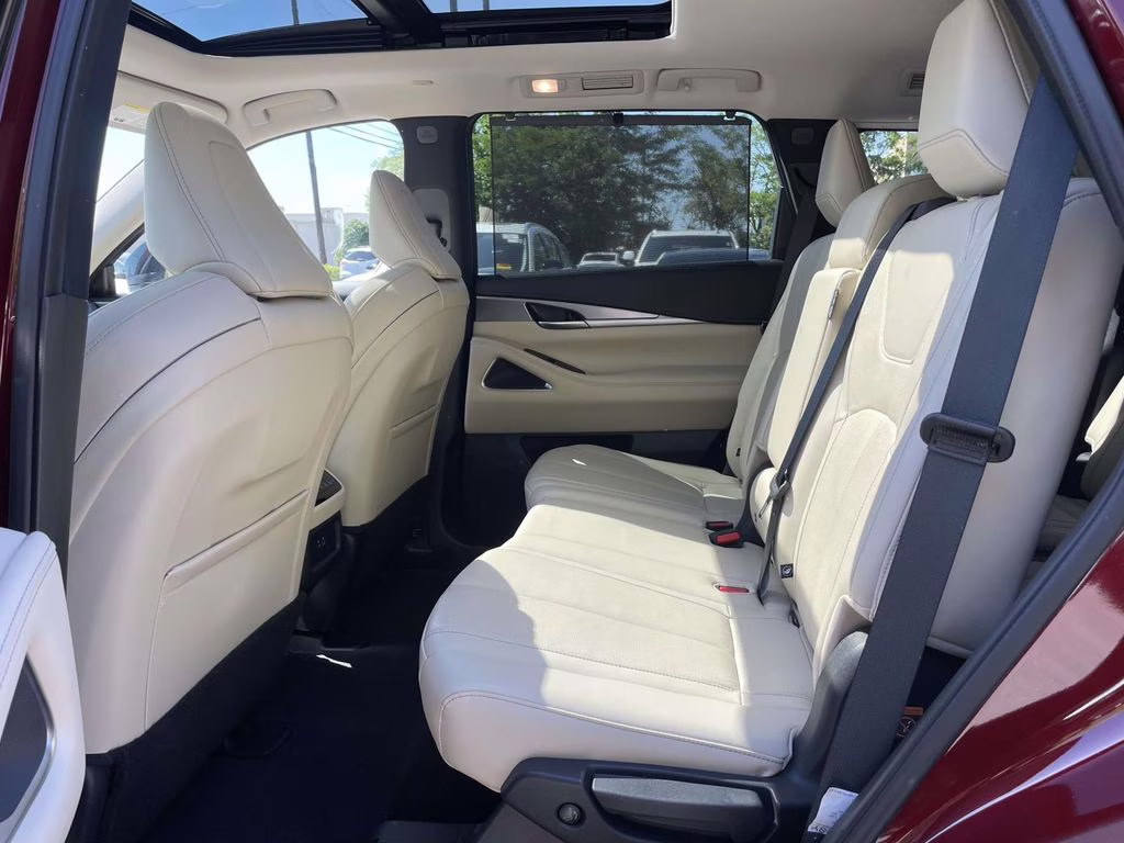 2025 Deep Bordeaux INFINITI QX60 LUXE AWD SUV