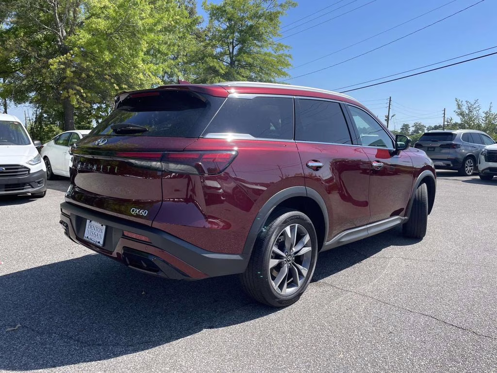2025 Deep Bordeaux INFINITI QX60 LUXE AWD SUV