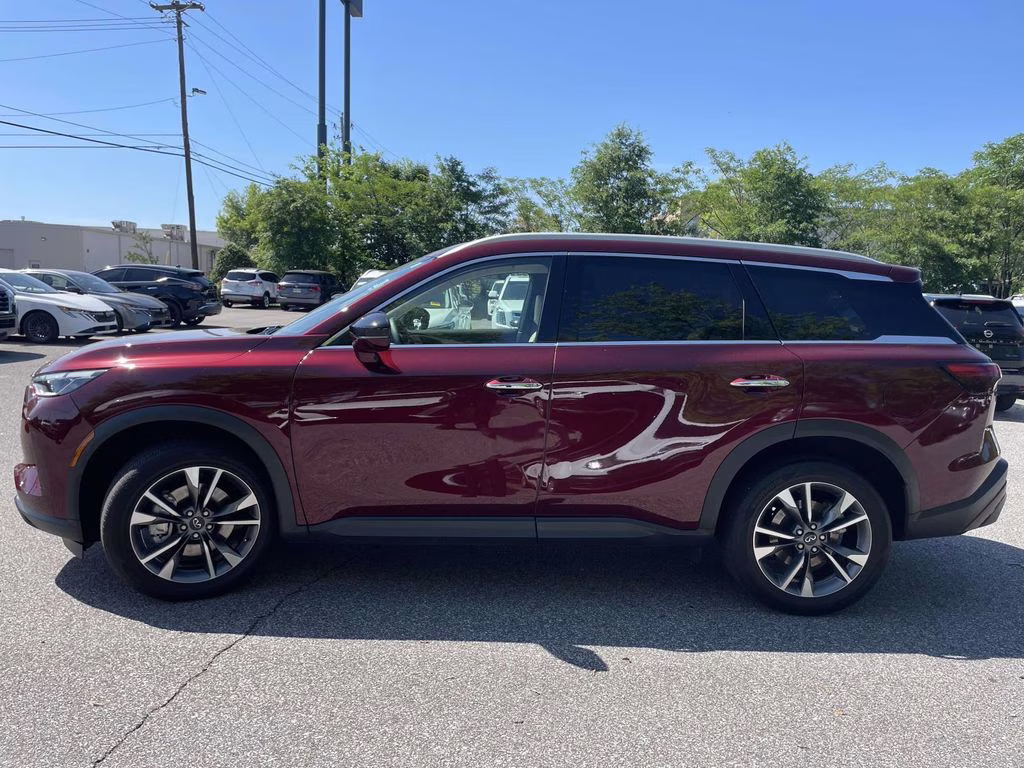 2025 Deep Bordeaux INFINITI QX60 LUXE AWD SUV