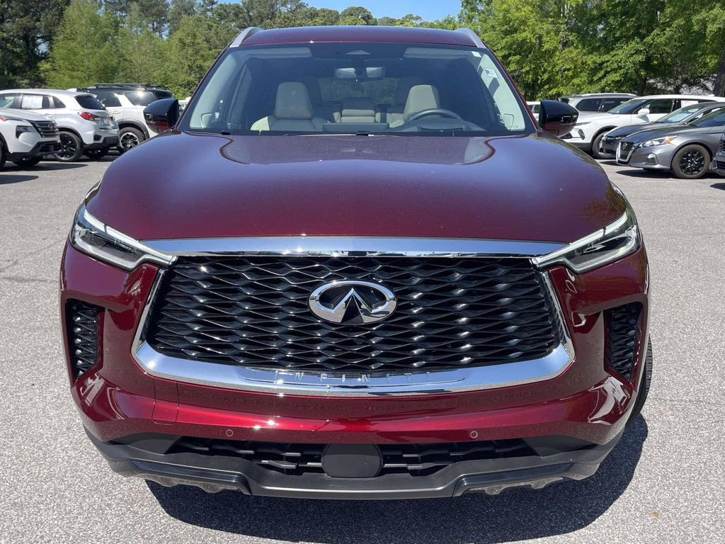 2025 Deep Bordeaux INFINITI QX60 LUXE AWD SUV