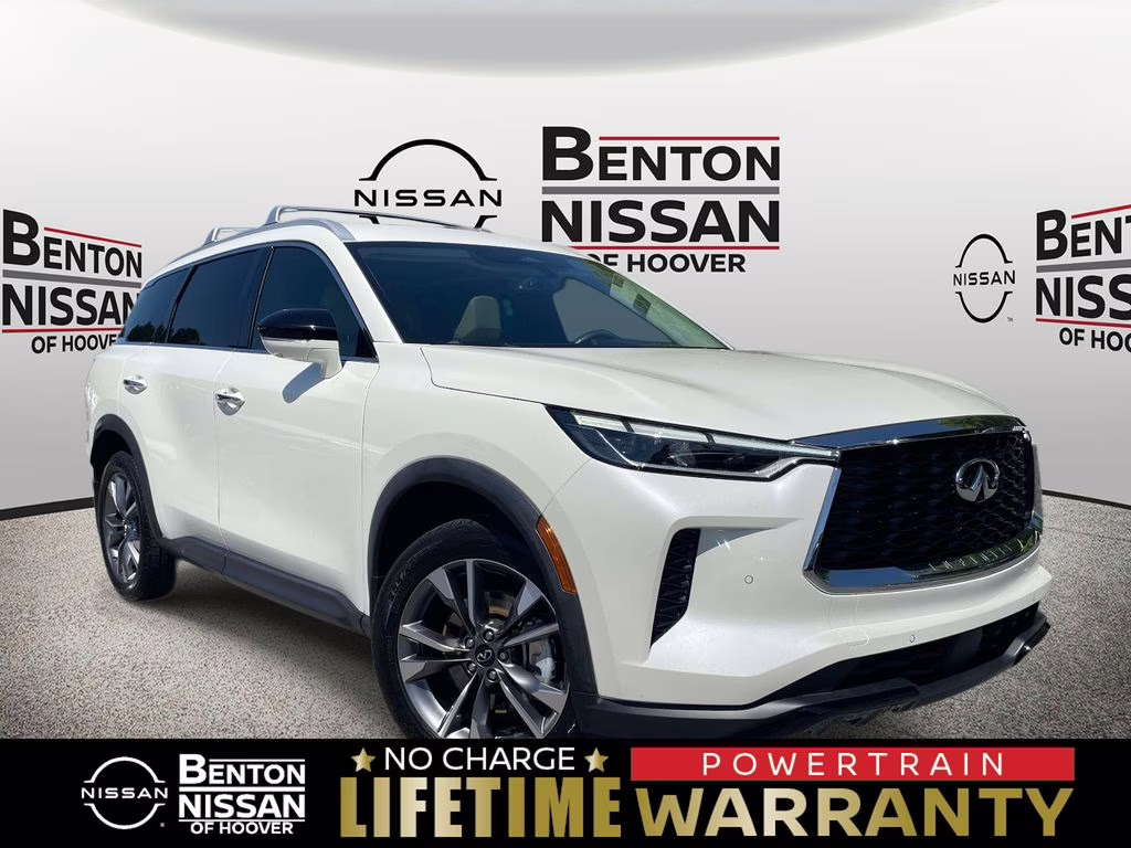 2023 Majestic White INFINITI QX60 LUXE AWD SUV