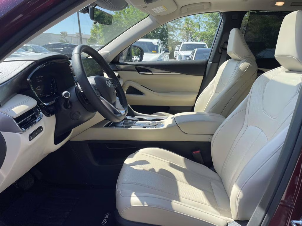 2025 Deep Bordeaux INFINITI QX60 LUXE AWD SUV