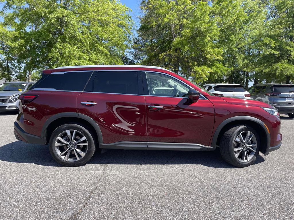 2025 Deep Bordeaux INFINITI QX60 LUXE AWD SUV