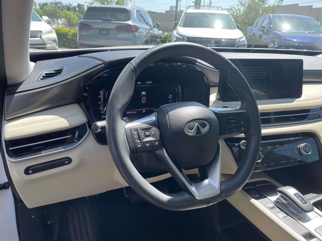2023 Majestic White INFINITI QX60 LUXE AWD SUV