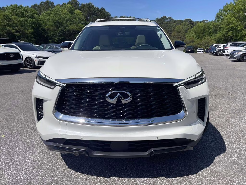 2023 Majestic White INFINITI QX60 LUXE AWD SUV