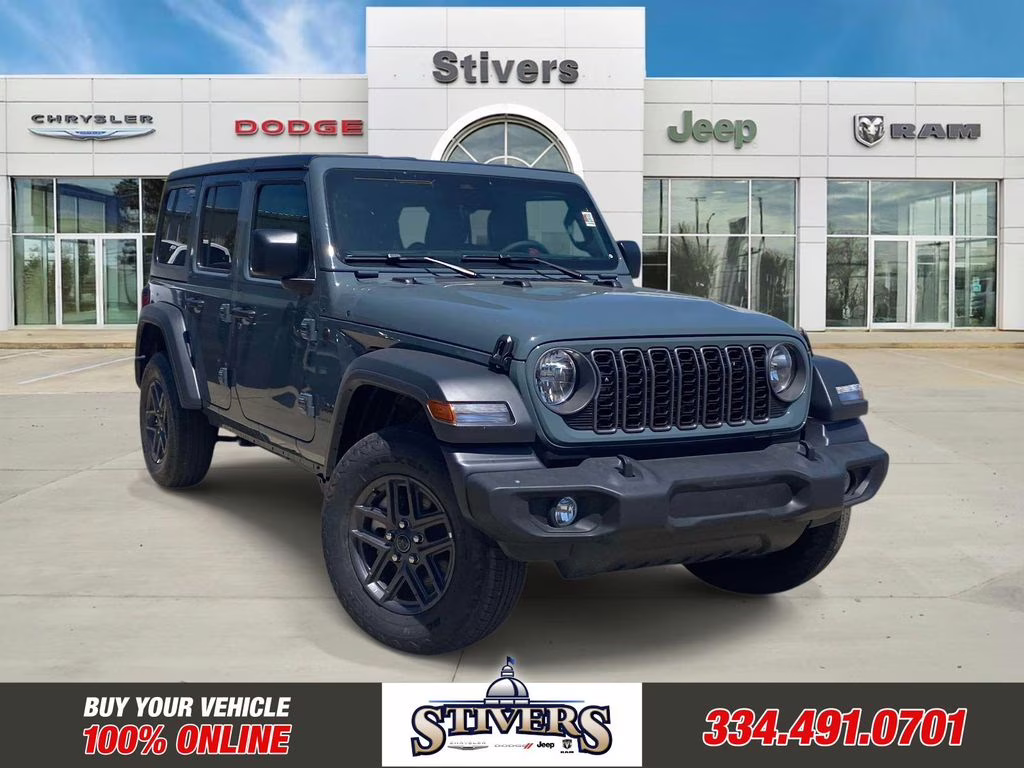2026 Anvil Clear Coat Jeep Wrangler Sport S 4X4 SUV