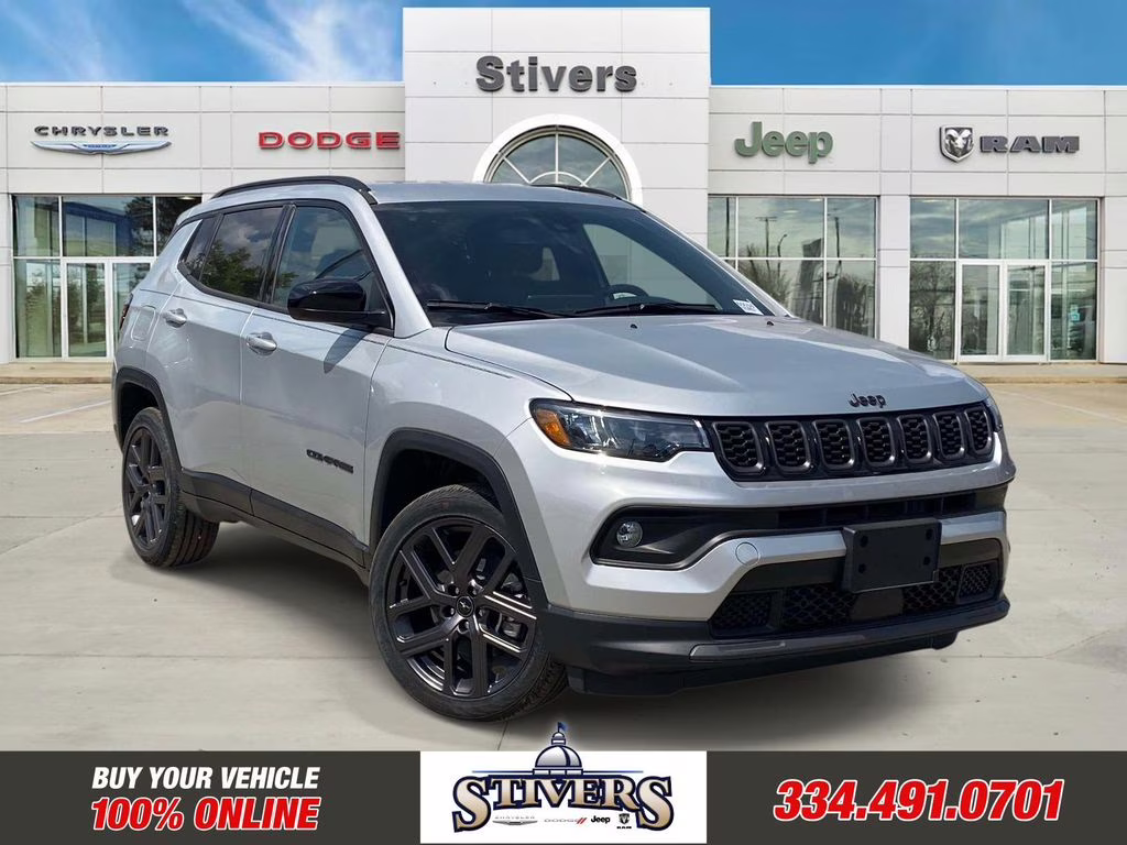 2026 Silver Zynith Metallic Clearcoat Jeep Compass Latitude Altitude 4X4 SUV