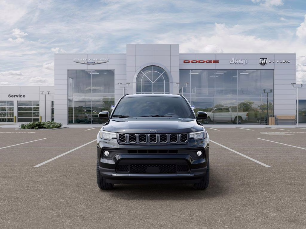 2026 Diamond Black Crystal Pearlcoat Jeep Compass Latitude Altitude 4X4 SUV