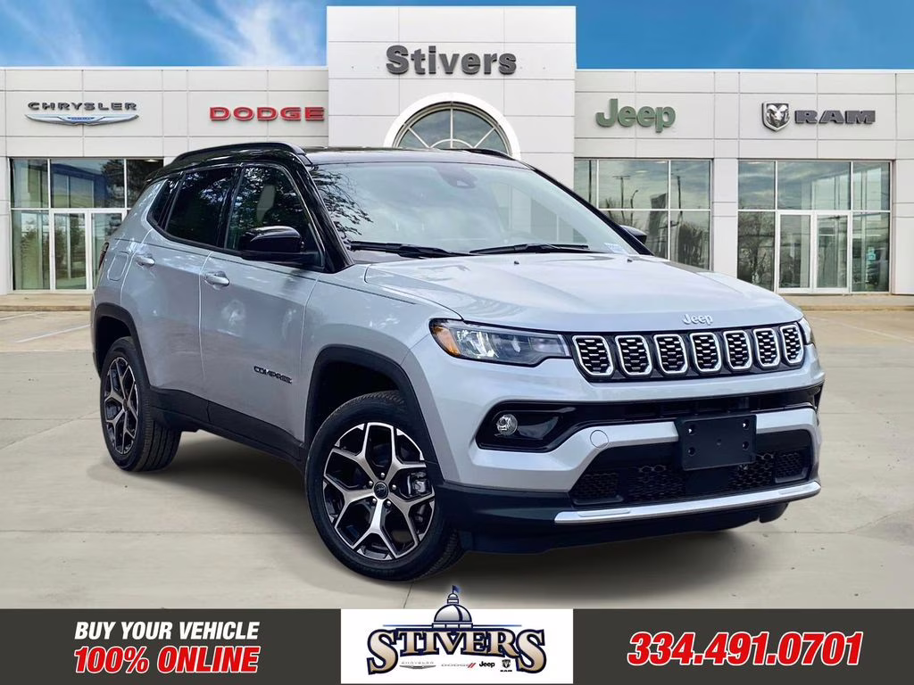 2026 Silver Zynith Metallic Clearcoat Jeep Compass Limited 4X4 SUV