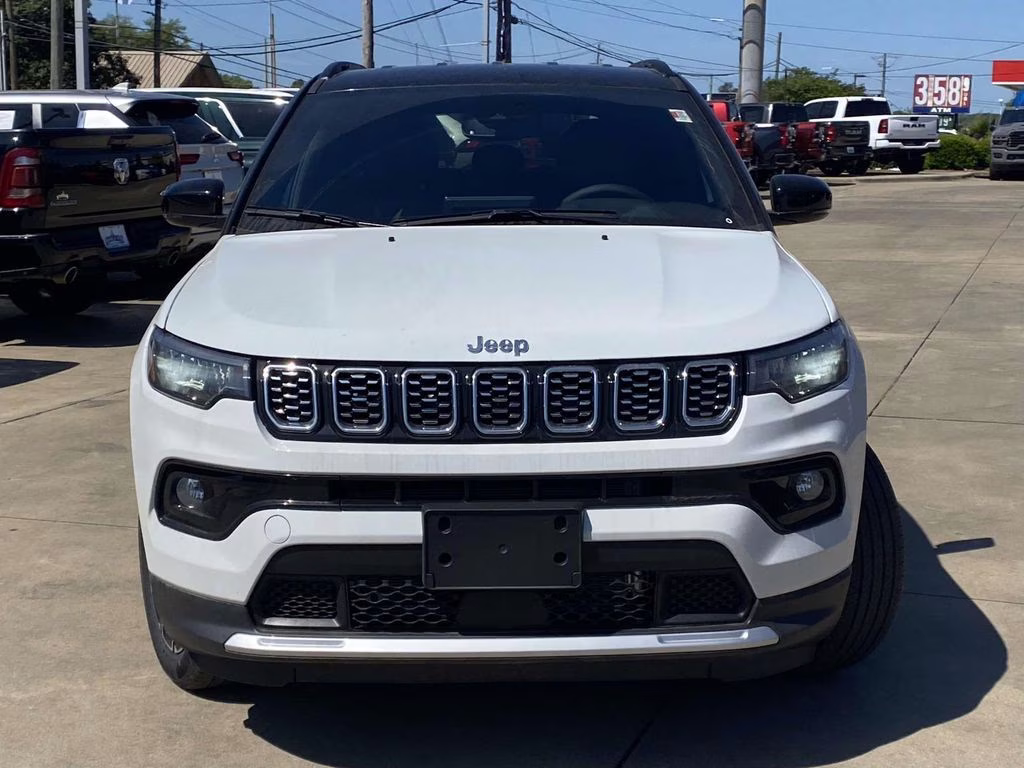2026 Bright White Clearcoat Jeep Compass Limited 4X4 SUV