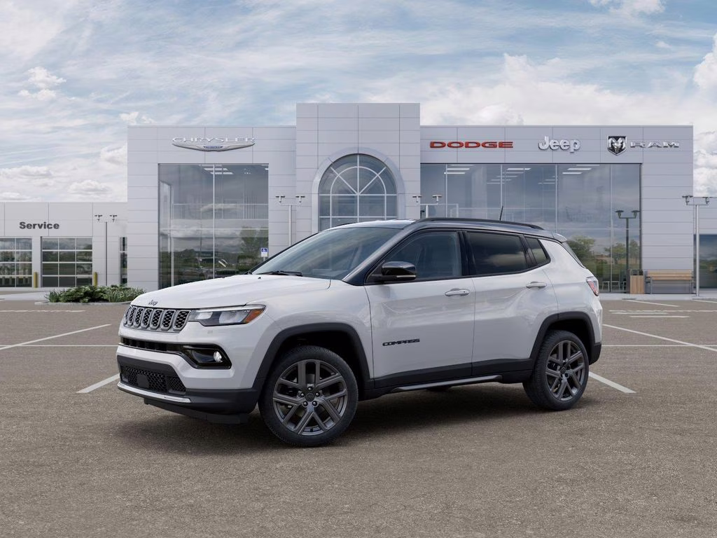 2026 Bright White Clearcoat Jeep Compass Limited Altitude 4X4 SUV