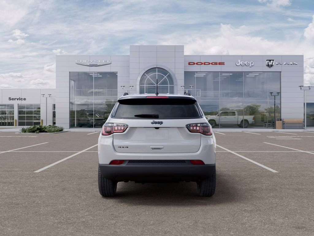 2026 Bright White Clearcoat Jeep Compass Limited Altitude 4X4 SUV