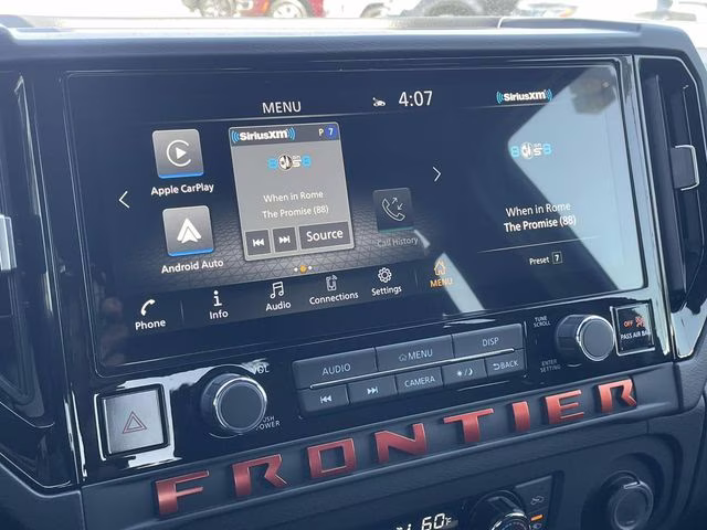 2025 Glacier White Nissan Frontier PRO-4X 4X4 Truck