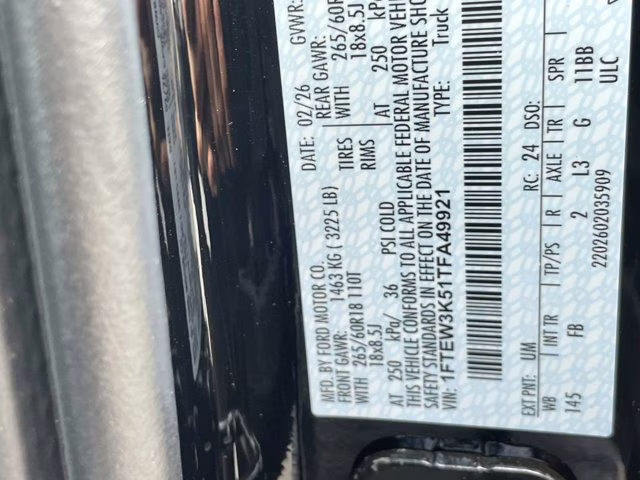 2026 Agate Black Metallic Ford F-150 XLT RWD Truck