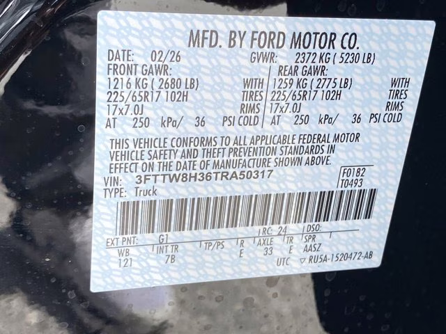 2026 Shadow Black Ford Maverick XLT FWD Truck