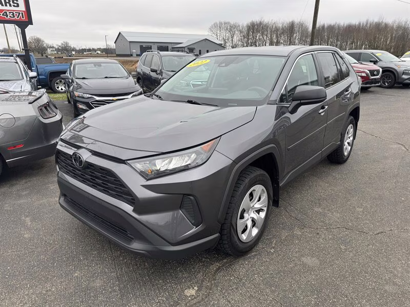 2022 Magnetic Gray Metallic Toyota RAV4 LE AWD SUV