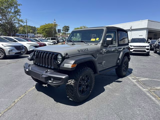 2021 Sting-Gray Clearcoat Jeep Wrangler Willys 4X4 Convertible