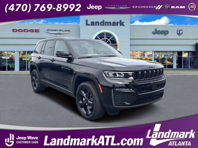 2026 Diamond Black Crystal Pearlcoat Jeep Grand Cherokee Limited 4X4 SUV