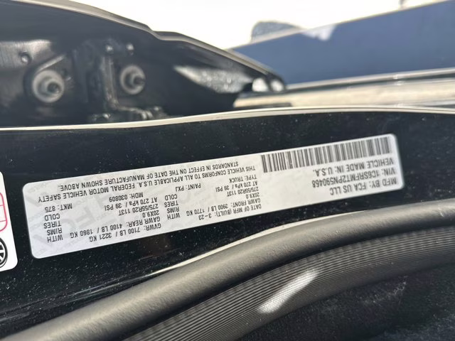 2023 Diamond Black Crystal Pearlcoat Ram 1500 Big Horn 4X4 Truck