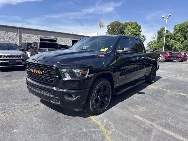 2023 Diamond Black Crystal Pearlcoat Ram 1500 Big Horn 4X4 Truck
