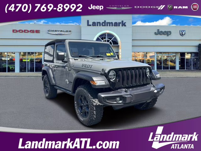 2021 Sting-Gray Clearcoat Jeep Wrangler Willys 4X4 Convertible