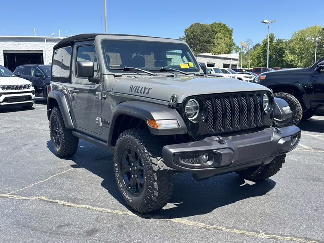 2021 Sting-Gray Clearcoat Jeep Wrangler Willys 4X4 Convertible