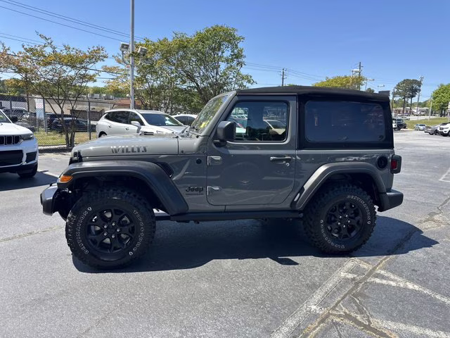 2021 Sting-Gray Clearcoat Jeep Wrangler Willys 4X4 Convertible