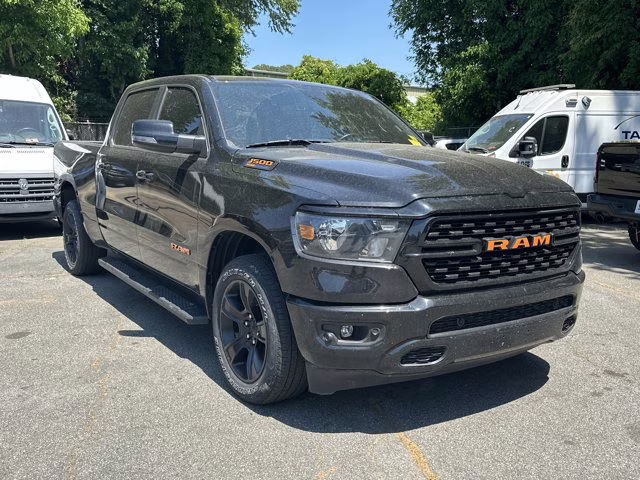 2023 Diamond Black Crystal Pearlcoat Ram 1500 Big Horn 4X4 Truck