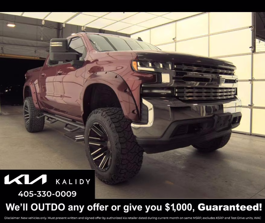 2019 Cajun Red Tintcoat Chevrolet Silverado 1500 LT 4X4 Truck