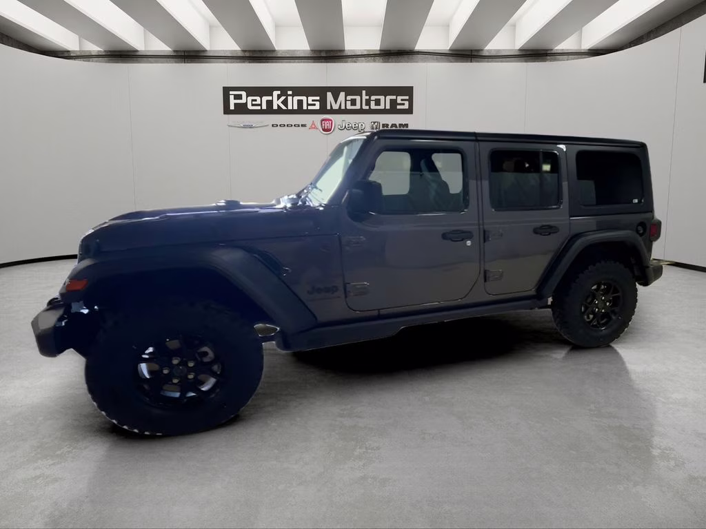2026 Granite Crystal Metallic Clearcoat Jeep Wrangler Willys 4X4 SUV