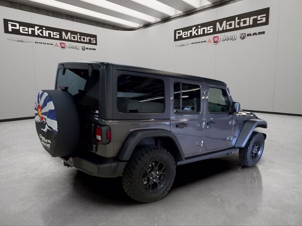 2026 Granite Crystal Metallic Clearcoat Jeep Wrangler Willys 4X4 SUV