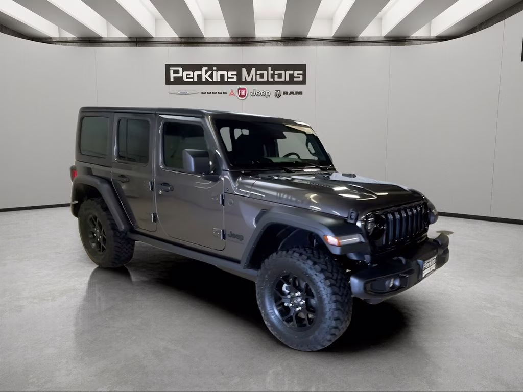 2026 Granite Crystal Metallic Clearcoat Jeep Wrangler Willys 4X4 SUV