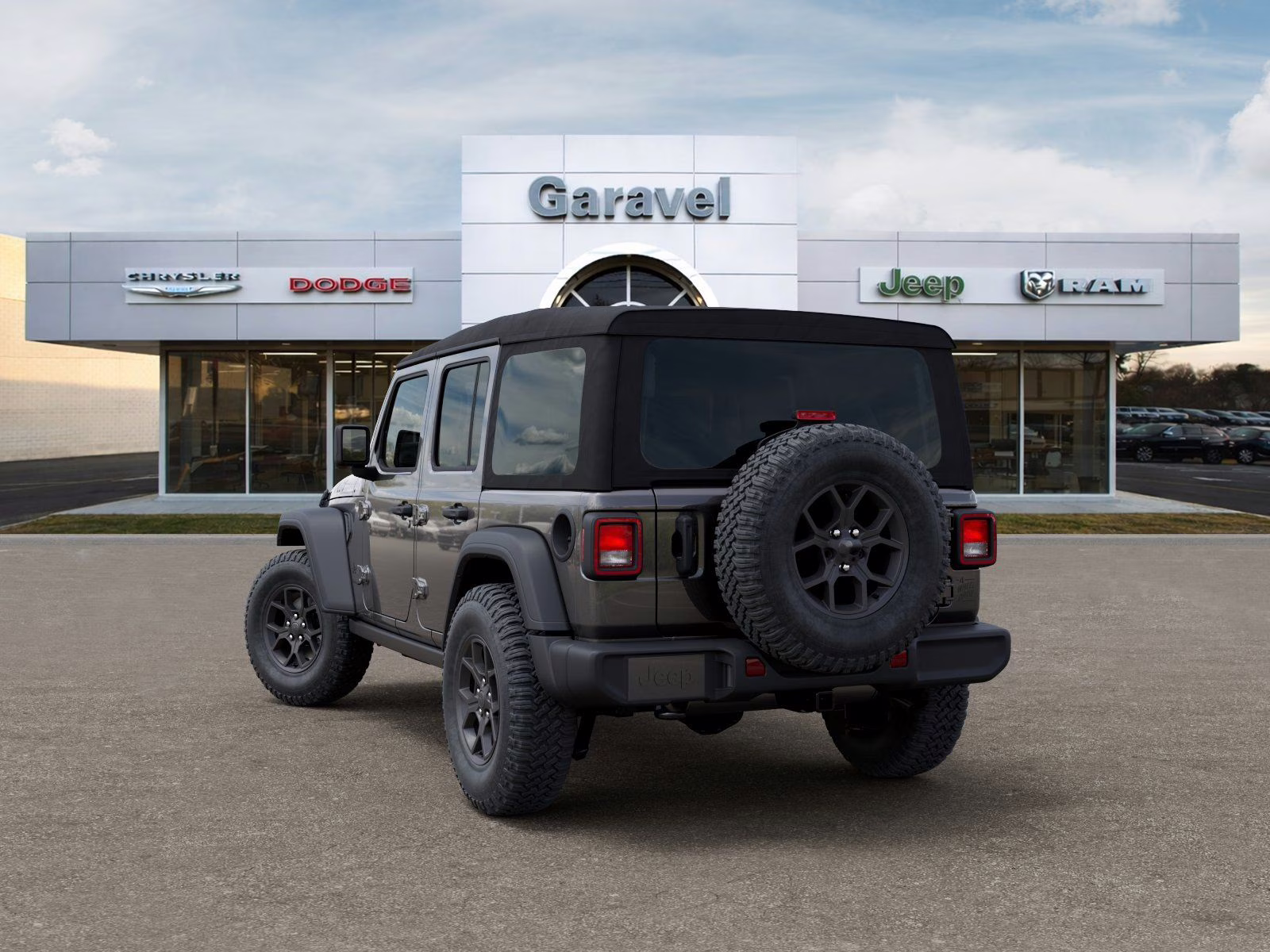 2026 Granite Crystal Metallic Clearcoat Jeep Wrangler Willys 4X4 SUV