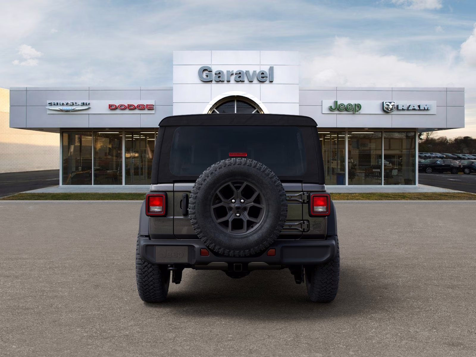 2026 Granite Crystal Metallic Clearcoat Jeep Wrangler Willys 4X4 SUV