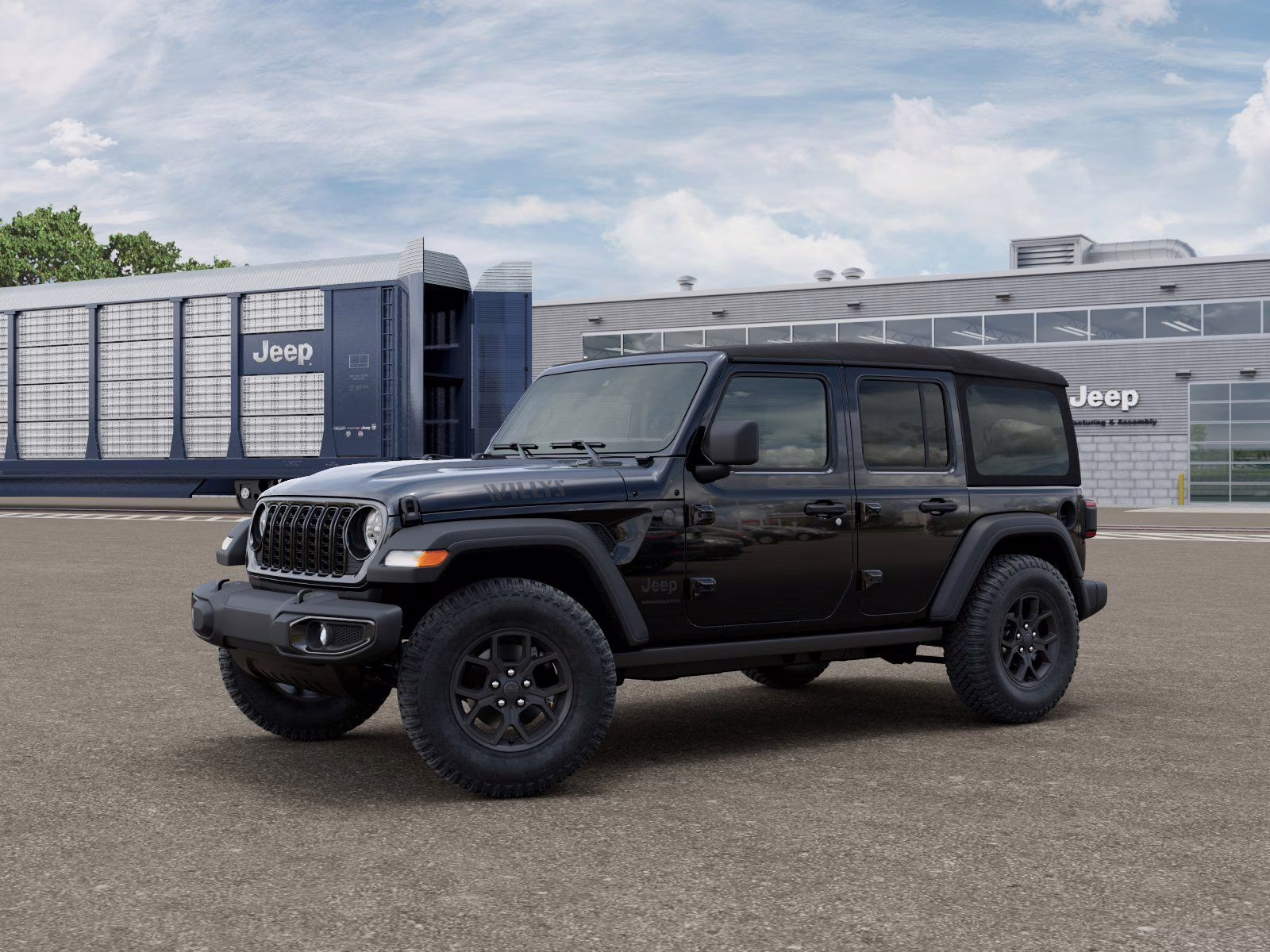 2026 Black Clearcoat Jeep Wrangler Willys 4X4 SUV