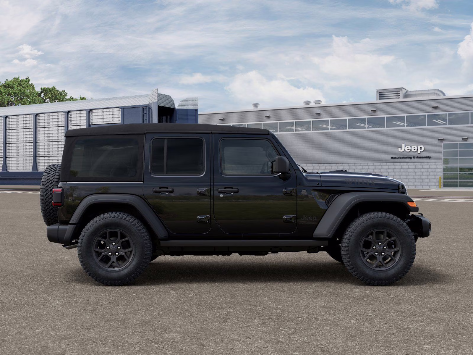 2026 Black Clearcoat Jeep Wrangler Willys 4X4 SUV
