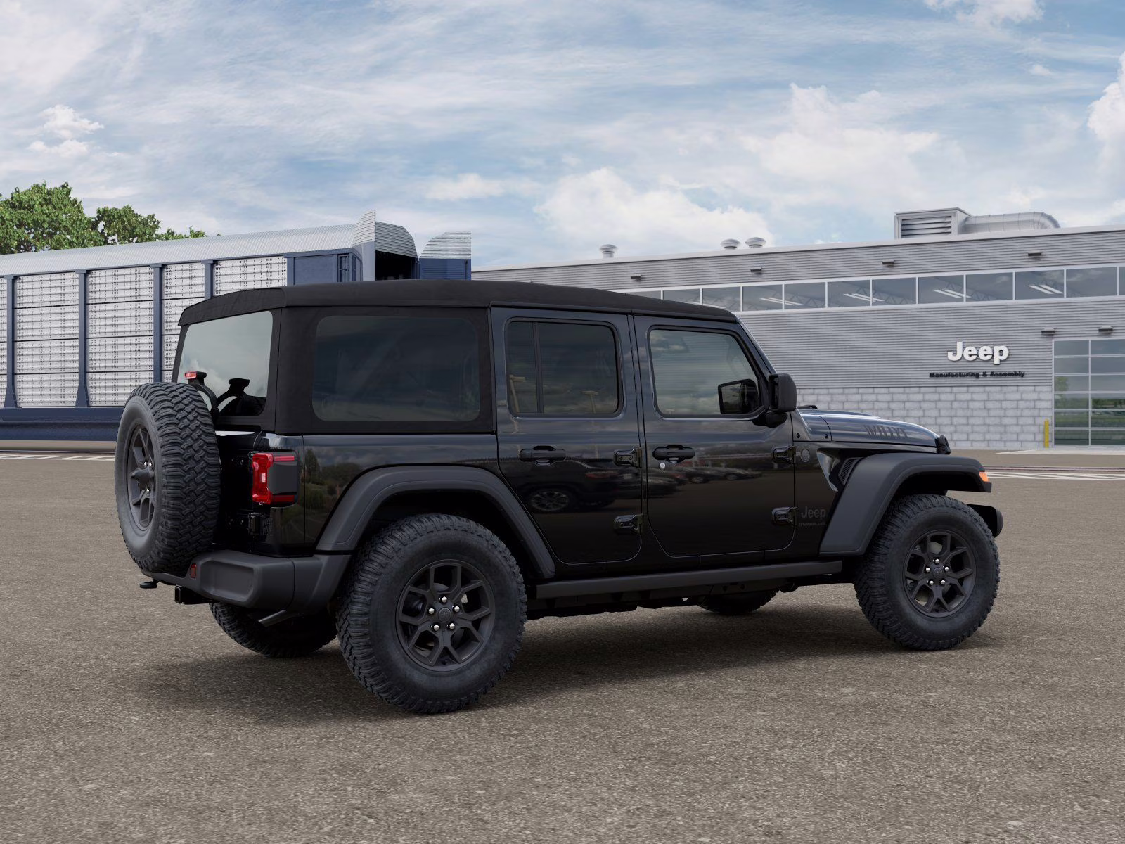 2026 Black Clearcoat Jeep Wrangler Willys 4X4 SUV