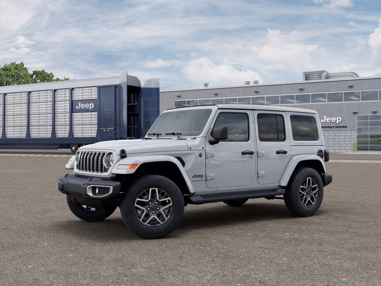 2026 Bright White Clearcoat Jeep Wrangler Sahara 4X4 SUV