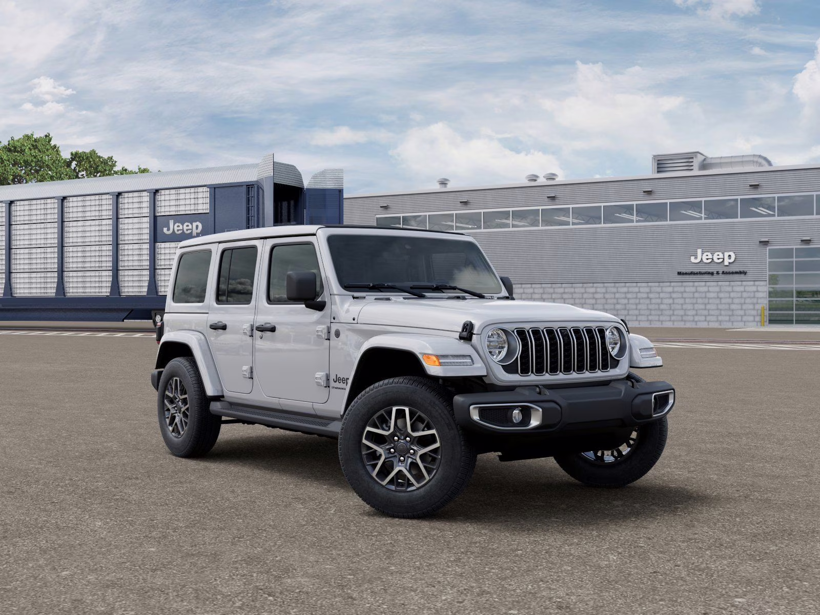 2026 Bright White Clearcoat Jeep Wrangler Sahara 4X4 SUV