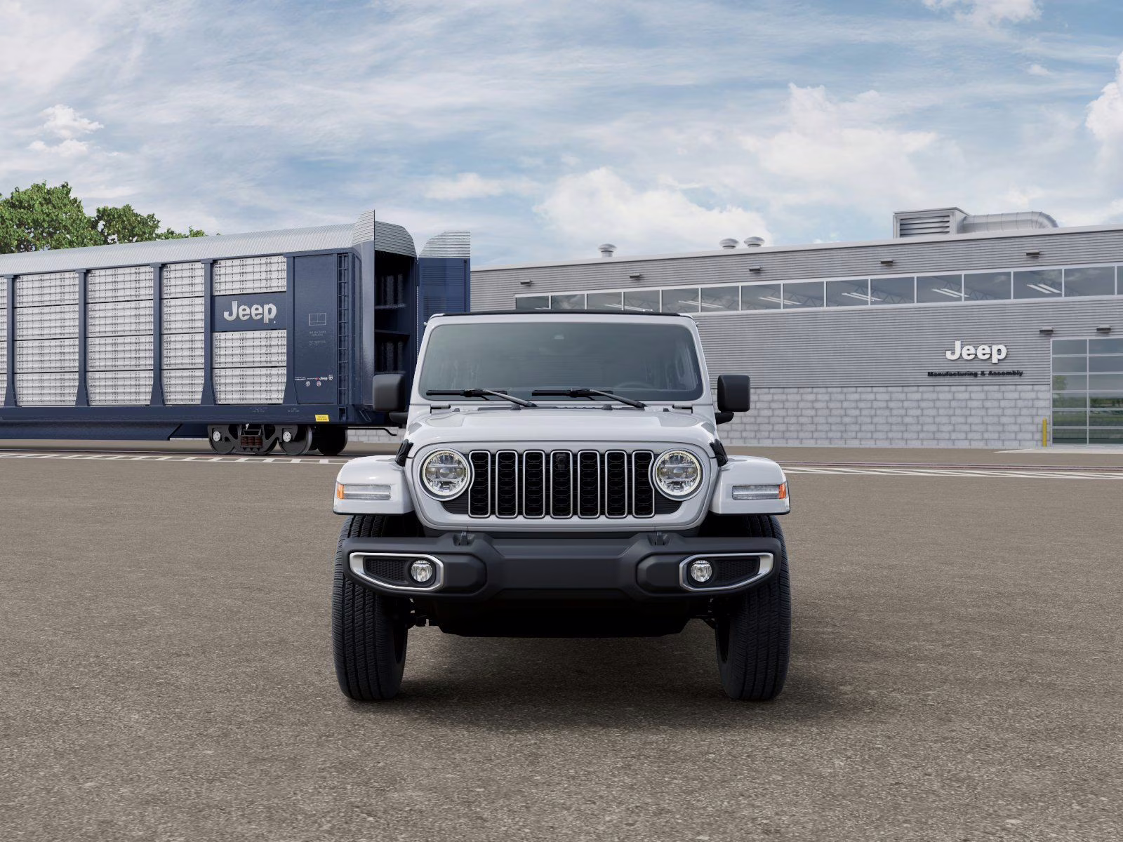2026 Bright White Clearcoat Jeep Wrangler Sahara 4X4 SUV