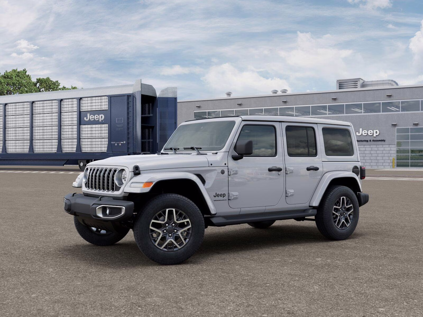 2026 Bright White Clear Coat Jeep Wrangler Unlimited Wrangler 4-door Sahara 4X4 4-door