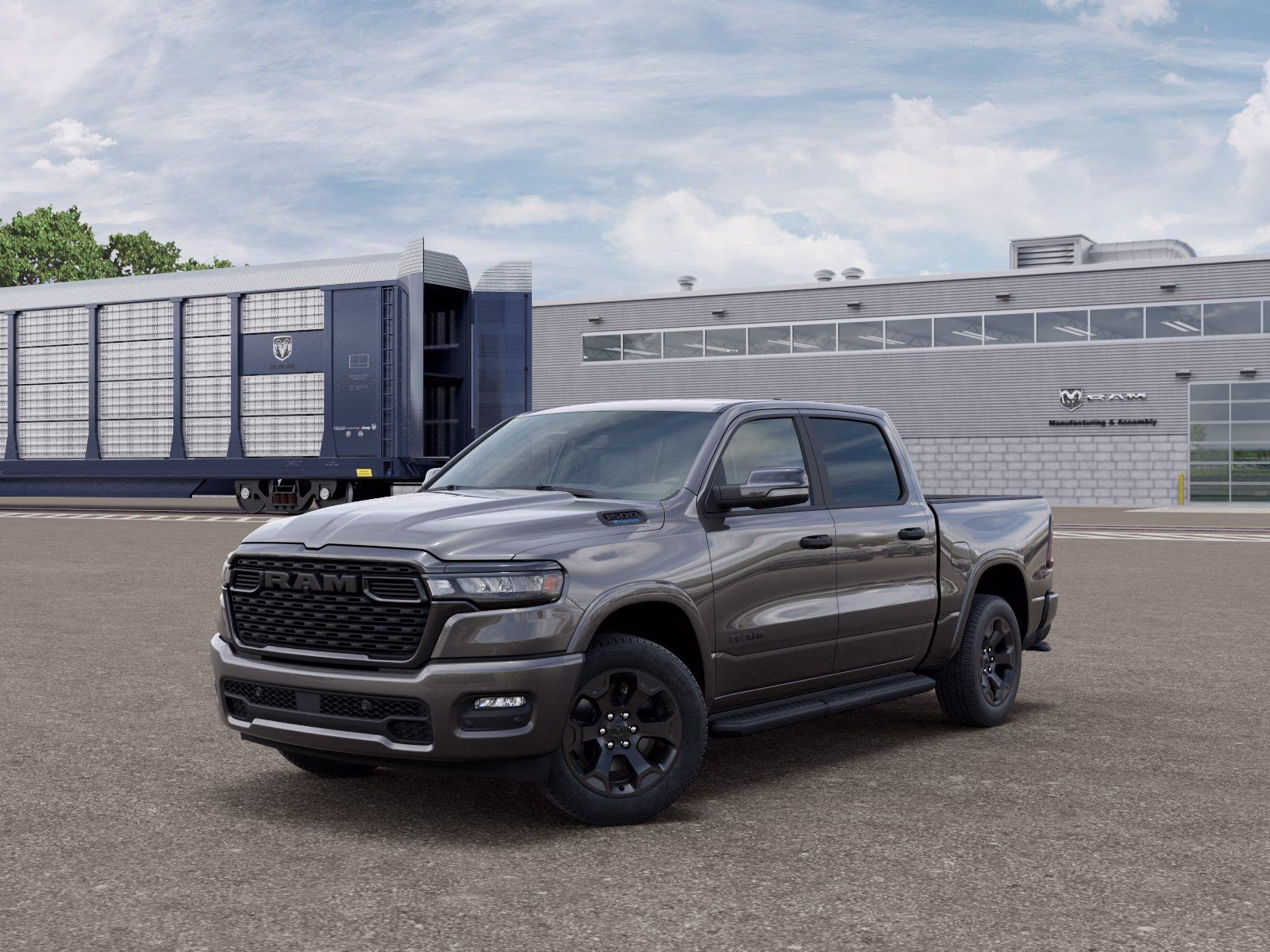 2026 Granite Crystal Metallic Clearcoat Ram 1500 Big Horn/Lone Star 4X4 Truck