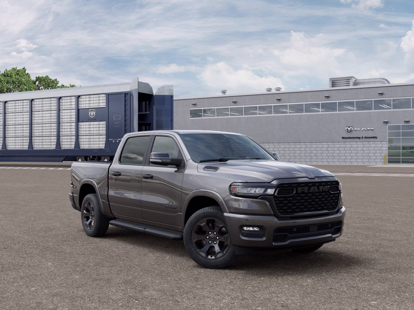 2026 Granite Crystal Metallic Clearcoat Ram 1500 Big Horn/Lone Star 4X4 Truck