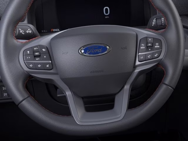 2026 Star White Metallic Tri-Coat Ford Explorer Active RWD SUV