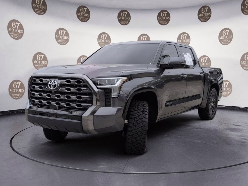 2023 Magnetic Gray Metallic Toyota Tundra Platinum 4X4 Truck