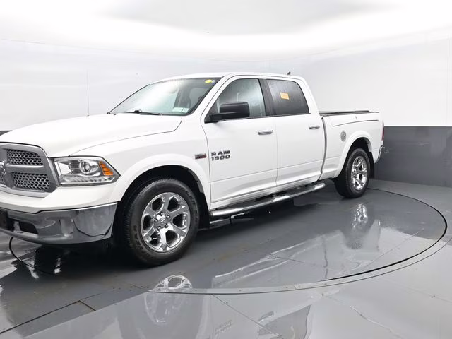 2018 Bright White Clearcoat Ram 1500 Laramie 4X4 Truck