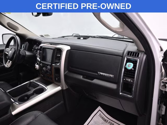 2018 Bright White Clearcoat Ram 1500 Laramie 4X4 Truck